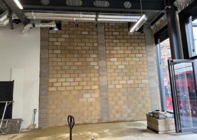 Piccadilly circle- W1F Block Work Wall
