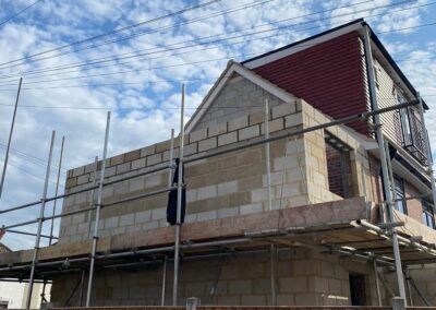 Dagenham: RM8 Double store extension 300mm block work cavity wall