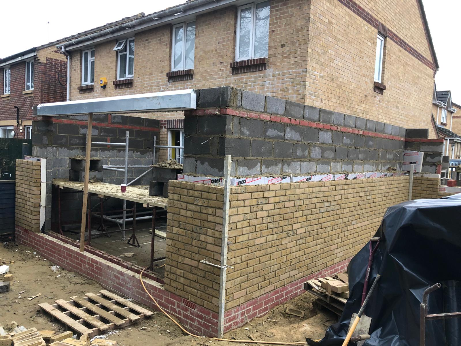 Enfield: EN2 DPC Level-Block and beams