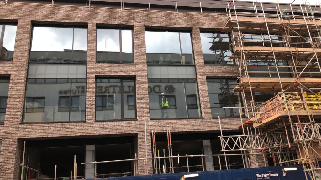 Angel London: N1 Brickwork facing the front of the building