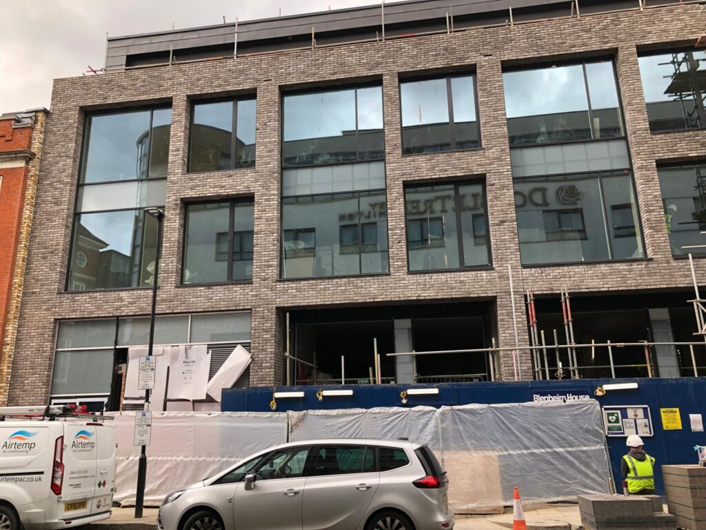 Angel London: N1 Brickwork facing the front of the building