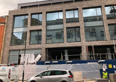 Angel London: N1 Brickwork facing the front of the building